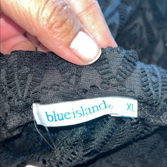 Blue Island size XL Elegant Black Lace pant cover up - Picture 5 of 5